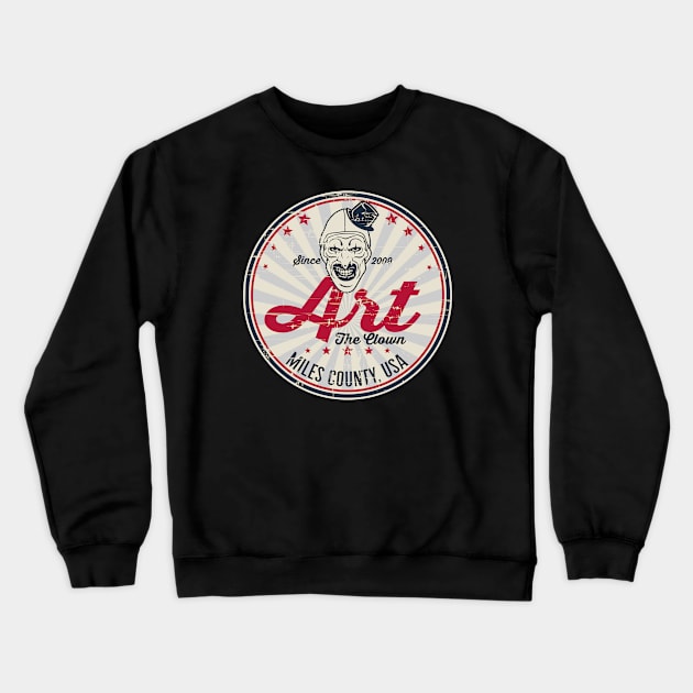 Art the Clown Crewneck Sweatshirt by carloj1956